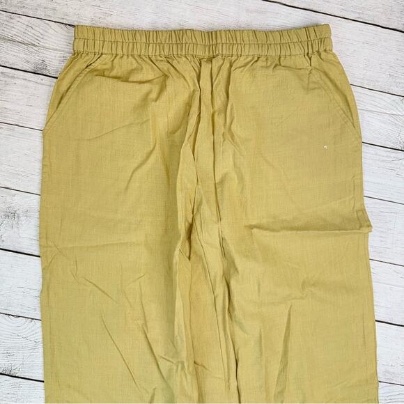 Gooders OPALINE NWT Women's 2 Piece Cotton Pajama Set Tan Fair Trade Size Large - Picture 13 of 13
